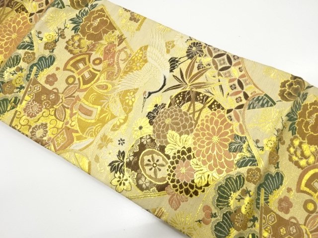 Japanese Kimono / Antique / Nagoya Obi Combined weave